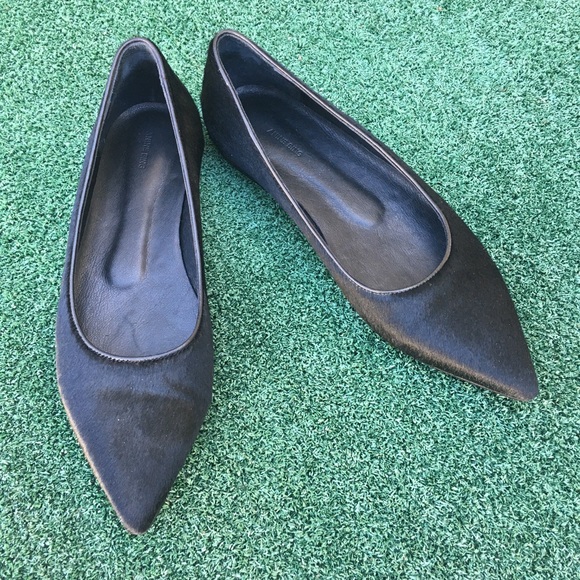 Anine Bing Shoes - NWT Anine Bing Colette Pony Hair Flat Black 37